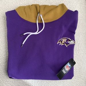 NFL Team Apparel Baltimore Ravens Sweatshirt Hoodie, M, NWT